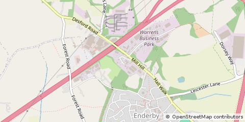 Map of Leicester