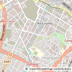 Map of Birmingham, West Midlands