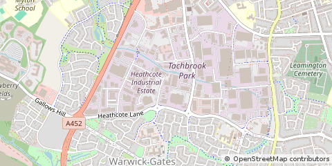 Map of Warwick