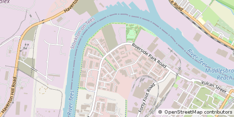 Map of Middlesbrough