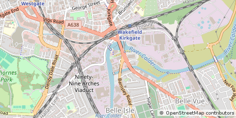 Map of Wakefield