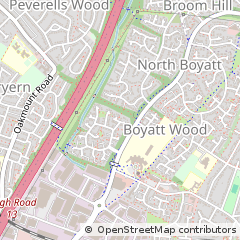Map of Eastleigh, Hampshire