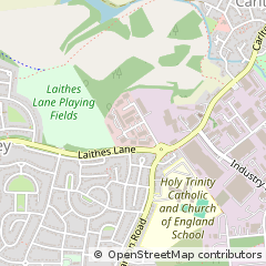 Map of Carlton Barnsley, South Yorkshire