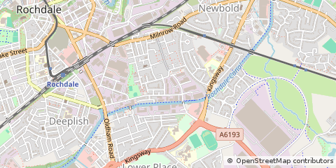 Map of Rochdale
