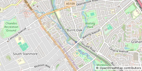 Map of Edgware