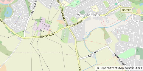 Map of Rotherham