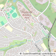 Map of Sheffield, South Yorkshire