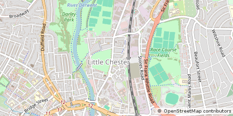 Map of Derby, Derbyshire