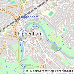 Map of Chippenham, Wiltshire