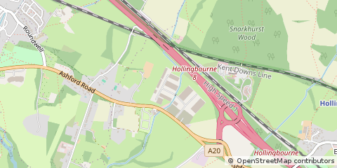Map of Maidstone, Kent