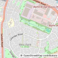 Map of Stoke-on-Trent
