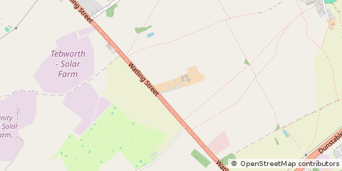 Map of Hockliffe, Leighton Buzzard, Bedfordshire
