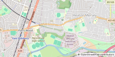 Map of Stockport