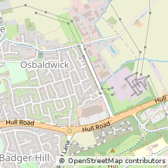Map of York, North Yorkshire