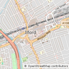 Map of Ilford