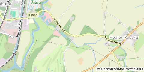 Map of Rotherham, South Yorkshire
