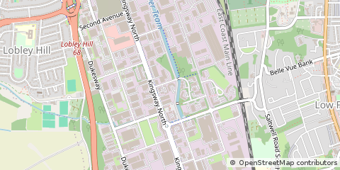 Map of Gateshead