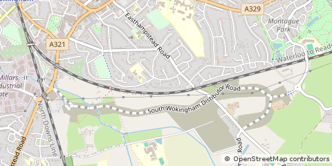 Map of Wokingham