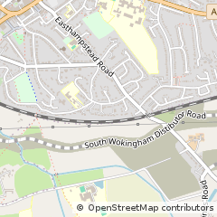 Map of Wokingham