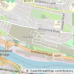 Map of Newcastle Upon Tyne