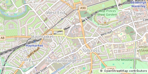 Map of Edinburgh