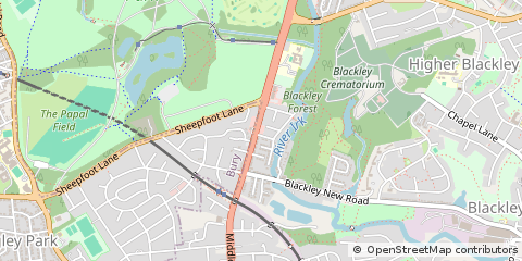Map of Manchester, Greater Manchester