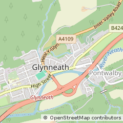 Map of Neath, West Glamorgan