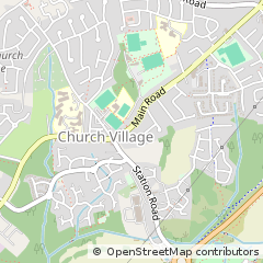 Map of Pontypridd