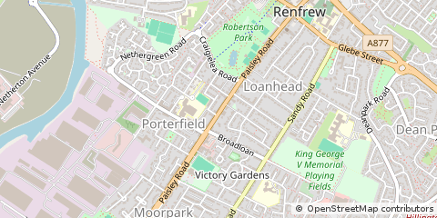 Map of Renfrew
