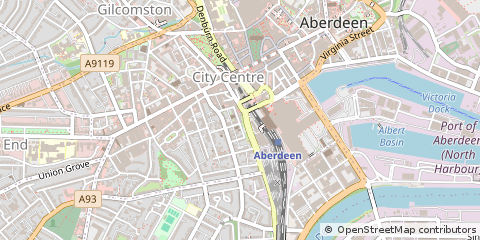 Map of Aberdeen