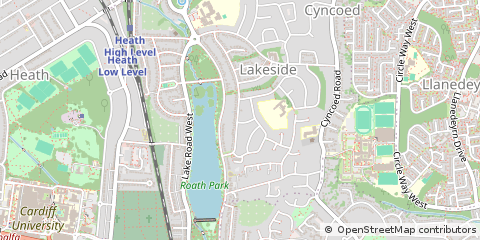 Map of Cardiff
