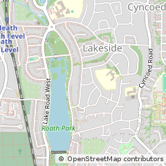 Map of Cardiff