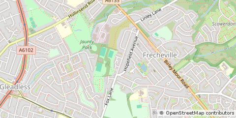 Map of Sheffield