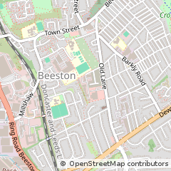 Map of Leeds, West Yorkshire