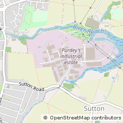 Map of Rochford, Essex
