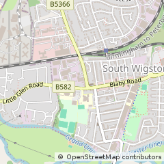 Map of Wigston, Leicester