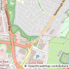 Map of Leicester