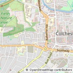 Map of Colchester, Essex