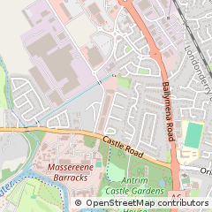 Map of Antrim, CO. Antrim