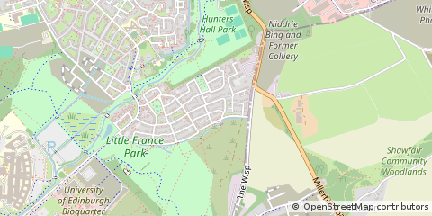 Map of Edinburgh, Midlothian