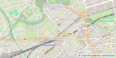 Map of Edinburgh, City of Edinburgh