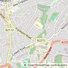 Map of Haywards Heath, West Sussex