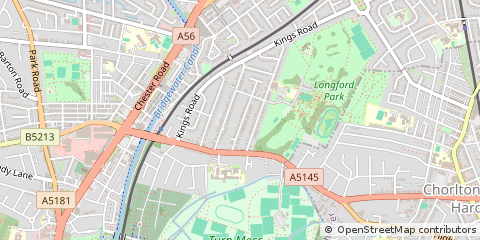 Map of Manchester