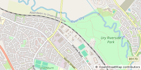Map of Inverurie