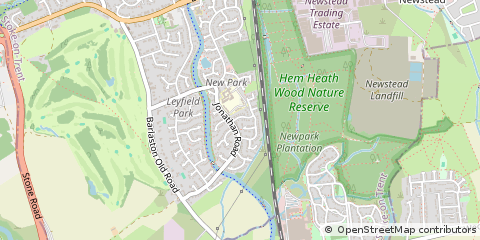 Map of Stoke-on-Trent