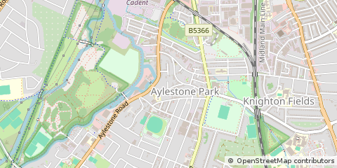 Map of Leicester
