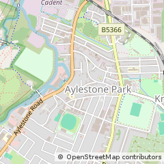 Map of Leicester