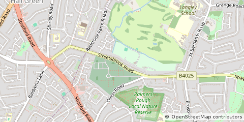 Map of Solihull