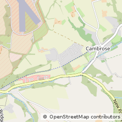 Map of Redruth, Cornwall