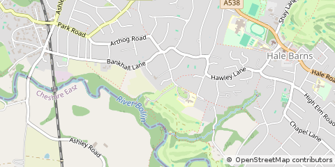 Map of Altrincham